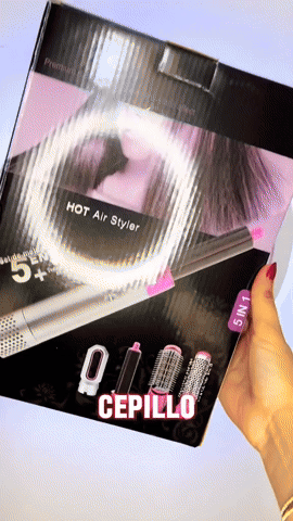 S Cepillo Secado 5 En 1 Gris