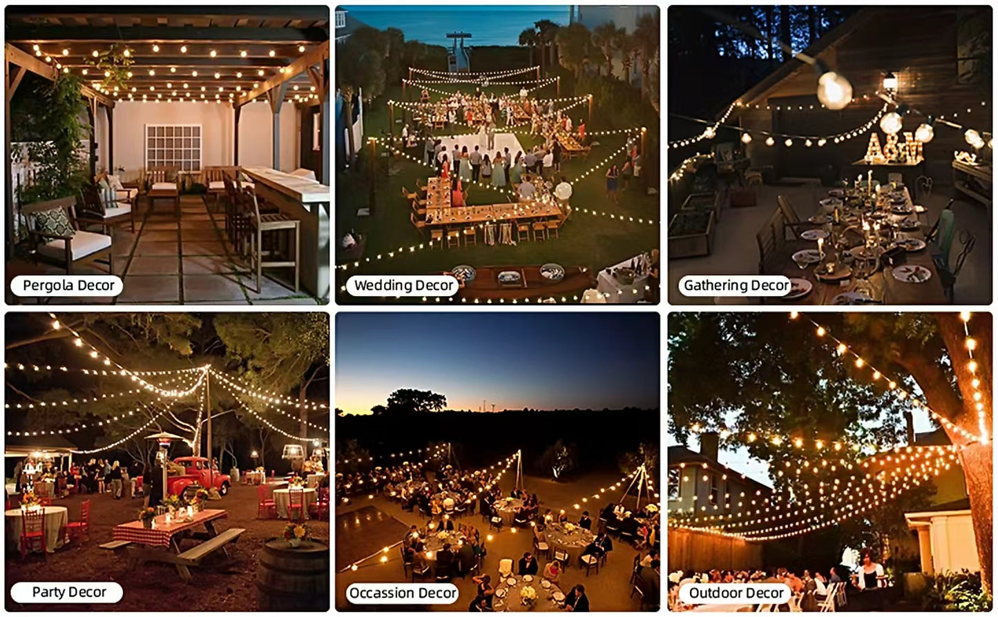 Guirnalda Ampolleta Solar 10m10led8460