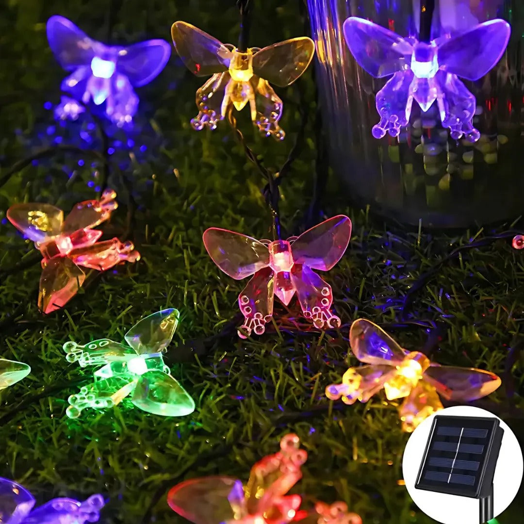 Luces Navidad Solar 5m 20led